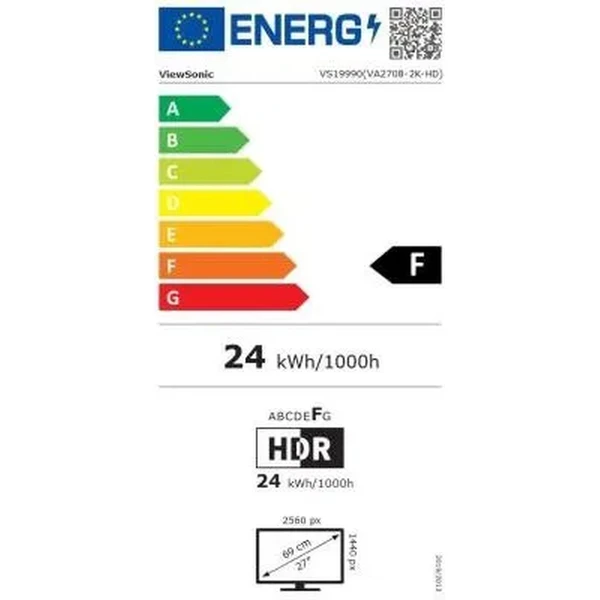 ViewSonic VA2708-2K-HD monitor 27" - Monitory - Obrázok H1KB000K01