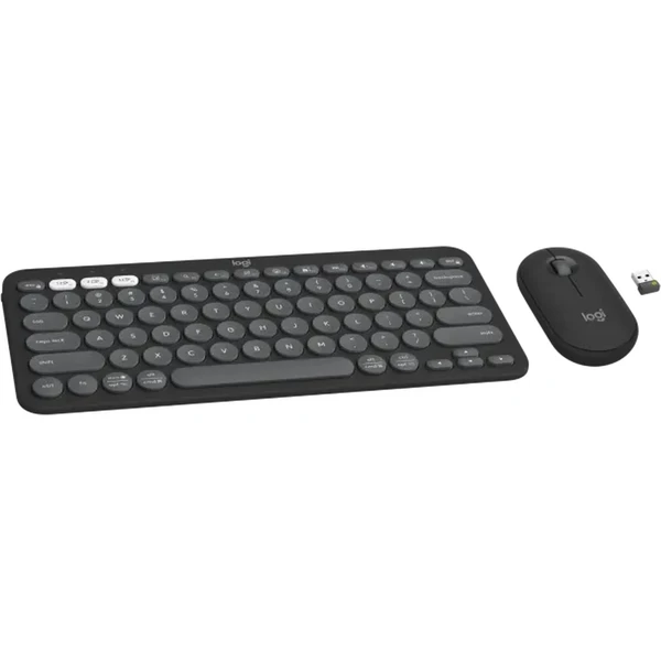 Logitech Pebble 2 Combo klávesnica a myš čierna - Klávesnicové sety - Obrázok H2A4000N01