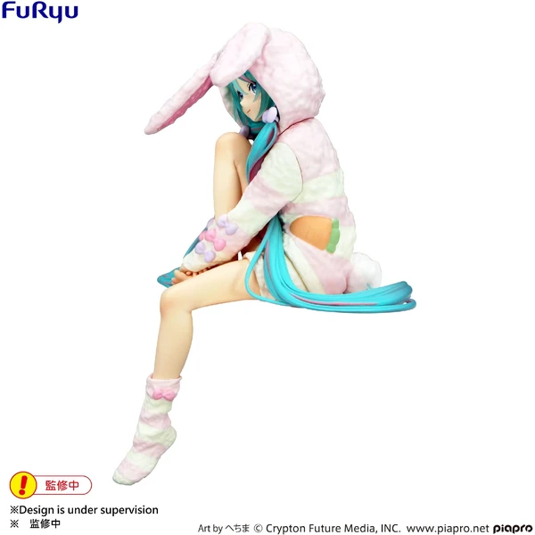 Figúrka Furyu Noodle Stopper: Hatsun Miku - Rabbit Ear Hood Pajama 14 cm - Figúrky - Obrázok H46D000P01