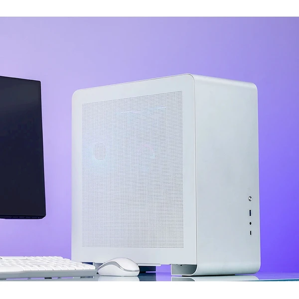 Jonsbo U4 Pro Mesh biela - Počítačové skrine - Obrázok HDTD000K01