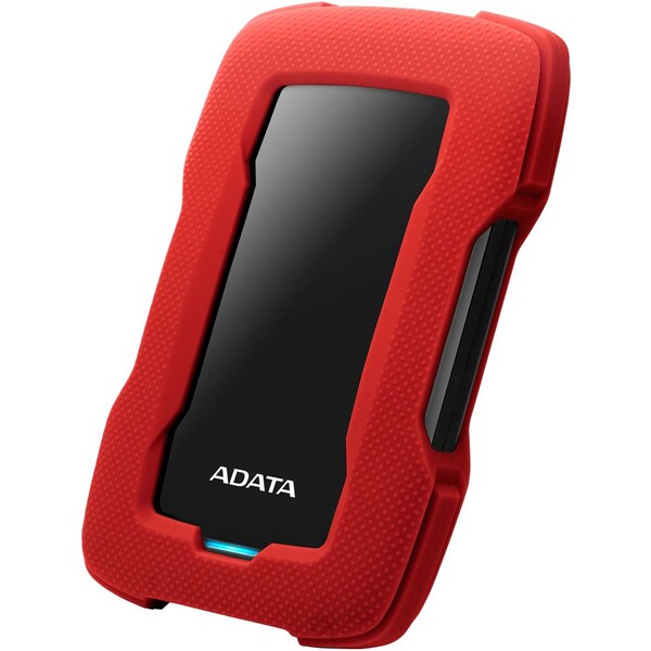E-shop ADATA Externý HDD 1TB 2,5" USB 3.1 HD330, RED COLOR BOX, červený (gumový, nárazu odolný)
