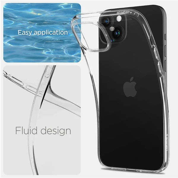 Spigen Liquid Crystal kryt iPhone 15 číry - Puzdra - Obrázok HJY8000601