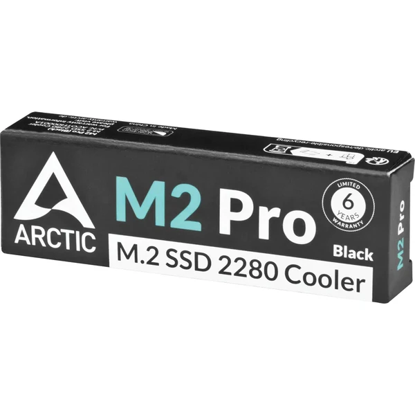 ARCTIC M2 Pro heatsing set pre M.2 2280 čierny - Chladiče - Obrázok HL0M000K01