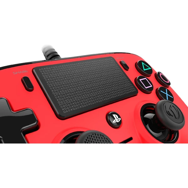 Herný ovládač Nacon Compact Controller červený (PS4/PC) - Herné ovládače - Obrázok HNTH100501