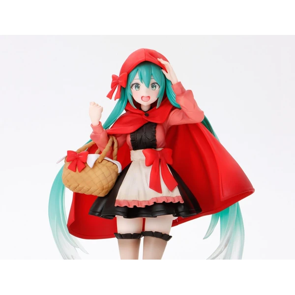 Figurka Taito Prize Hatsune Miku - Miku Little Red Riding Hood (Wonderland) 18 cm - Figúrky - Obrázok HV6E000K01