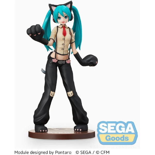 Figúrka Sega Goods Hatsun Miku Project DIVA - Arcade Future Tone SPM Hatsun Miku (Kitty Cat) 23 cm - Figúrky - Obrázok HY6E000K01
