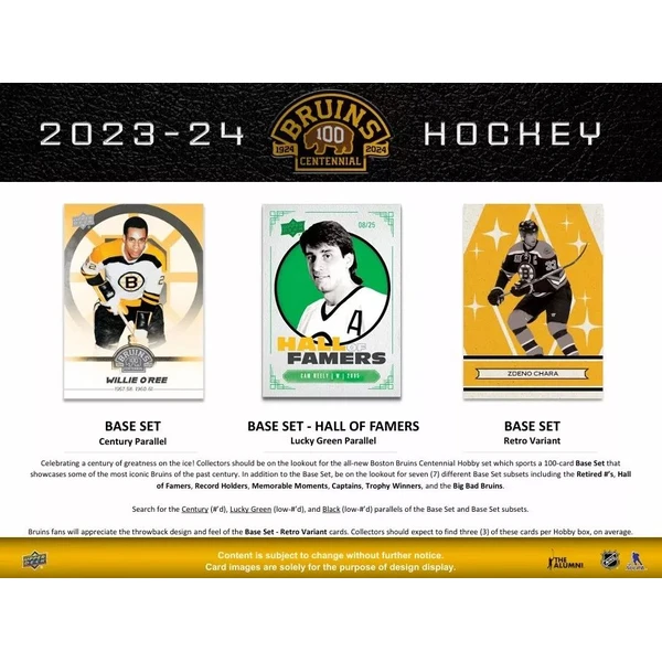 Hokejové karty 2023-24 Upper Deck Boston Bruins Centennial Hobby Box - Hokejové karty - Obrázok I1RA000P01