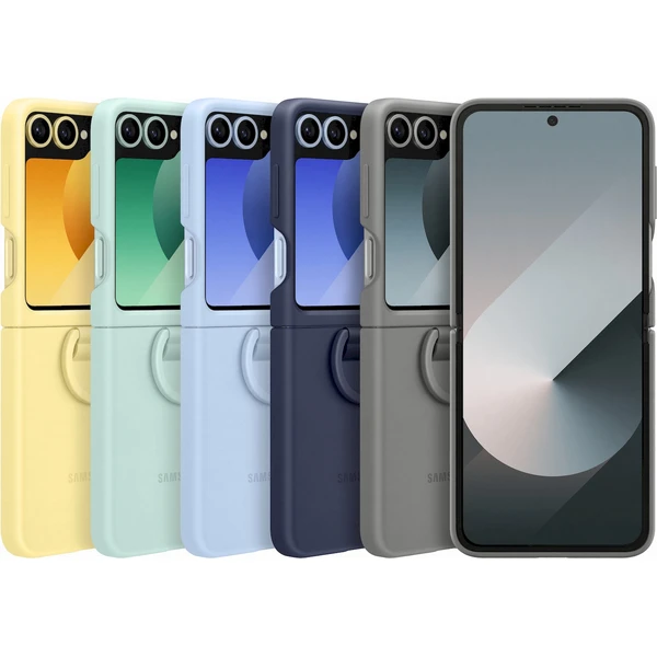 Samsung Silicone Case kryt Galaxy Z Flip6 námorne modrý - Puzdra - Obrázok I3E7000L01