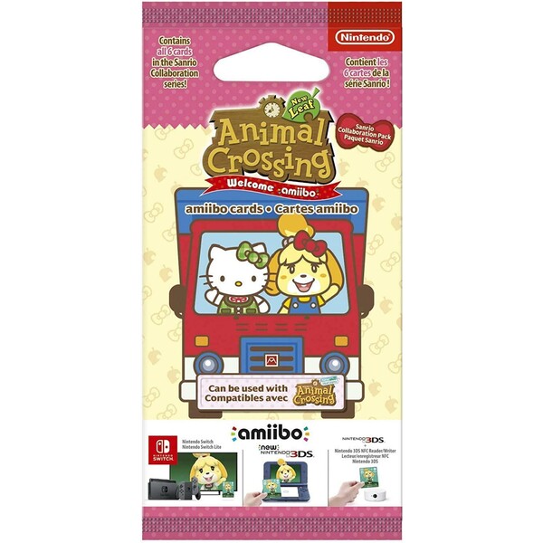 E-shop Animal Crossing amiibo karty - Sanrio Collab pack