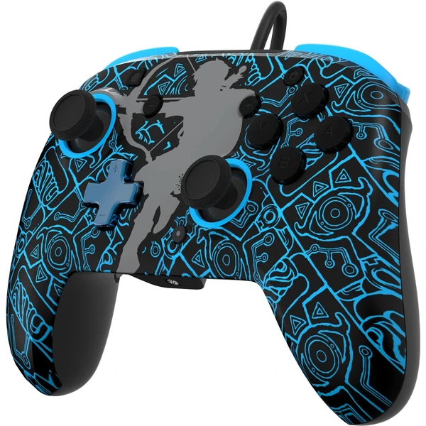PDP Padwired Rematch drôtový ovládač GITD - Zelda Sheikah (Switch) - Herné ovládače - Obrázok I7B6000O01