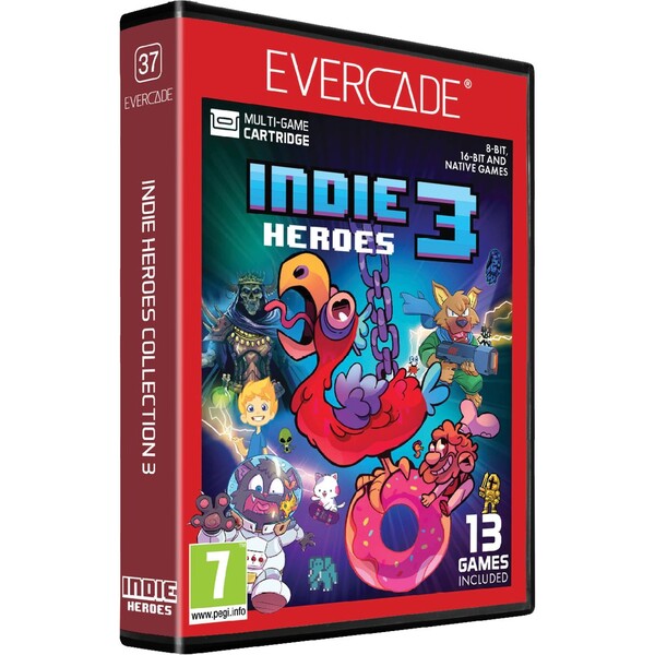 E-shop Home Console Cartridge 37. India Heroes Collection 3 (Evercade)
