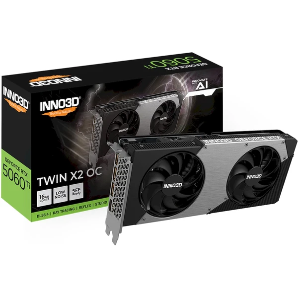 INNO3D NVIDIA GeForce RTX 5060 Ti Twin X2 OC 16GB GDDR7 - Grafické karty - Obrázok IQWH000K01