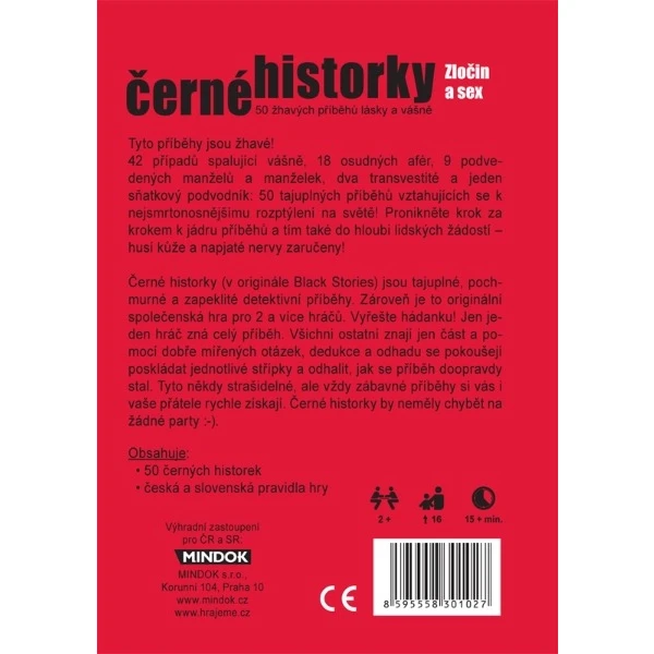 Čierne historky: Zločin a sex - Kartové hry - Obrázok J025000O01