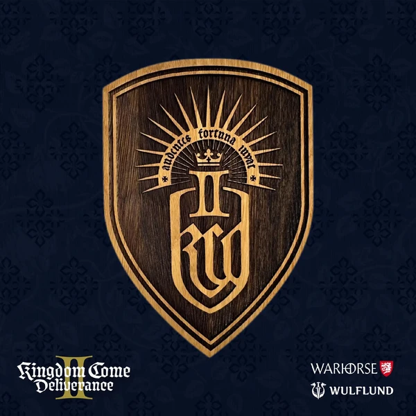 Drevený štít na stenu veľký Kingdom Come: Deliverancia II 21 x 30 cm - Dekorácie - Obrázok J3CC000J01