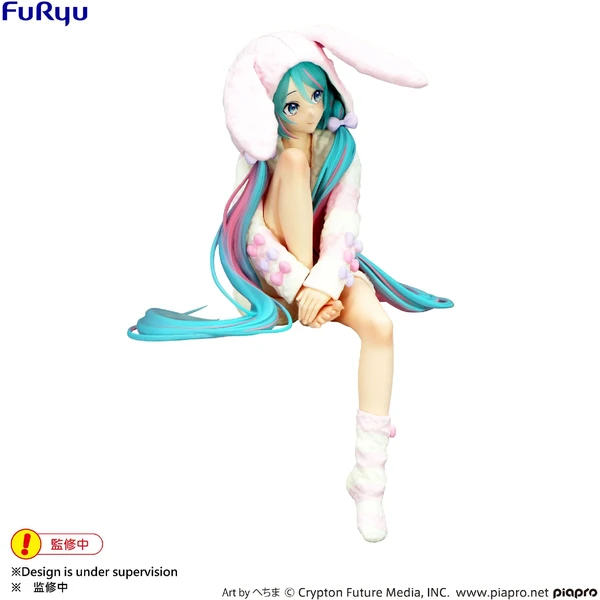 Figúrka Furyu Noodle Stopper: Hatsun Miku - Rabbit Ear Hood Pajama 14 cm - Figúrky - Obrázok J46D000P01
