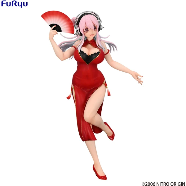 Soška Furyu Super Sonico: Trio-Try-IT - Super Sonico (China Dress) 21 cm - Sochy a sošky - Obrázok J56D000P01