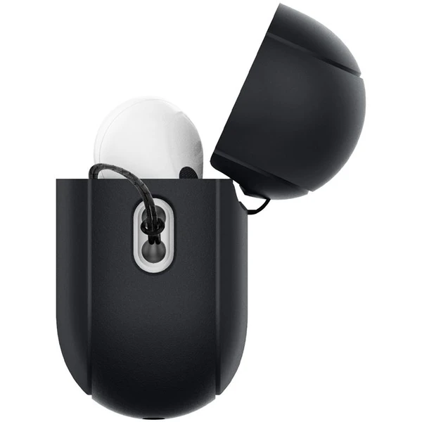 Spigen Silicone Fit puzdro s pútkom Apple AirPods Pro (2nd Gen) čierne - Puzdra - Obrázok J5L0000N01