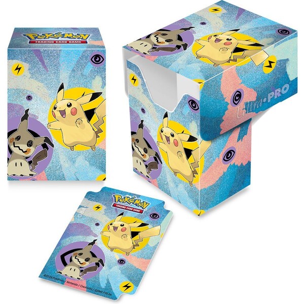 E-shop UP - Pikachu & Mimikyu Full View Deck Box for Pokémon