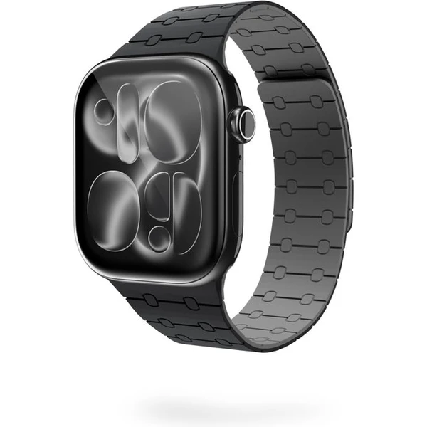 Epico Magnetic+ silikónový remienok pre Apple Watch 49/46/45/44/42mm čierny - Remienky - Obrázok K0SJ000K01
