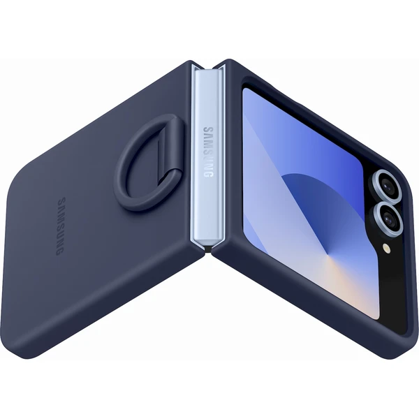 Samsung Silicone Case kryt Galaxy Z Flip6 námorne modrý - Puzdra - Obrázok K3E7000L01