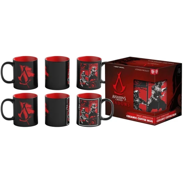 Hrnček Assassin's Creed Shadows (meniaci sa motív) 450 ml - Hrnčeky - Obrázok K3FB000N01