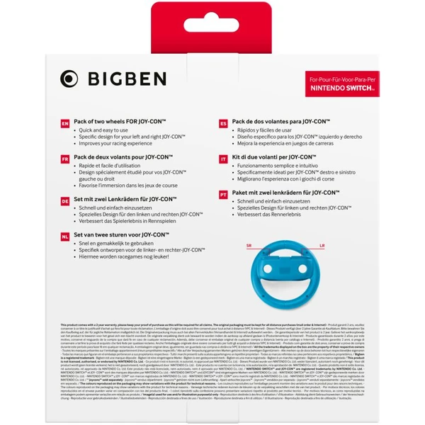 Bigben Twin Wheel (Switch) - Volanty - Obrázok K5ND100501