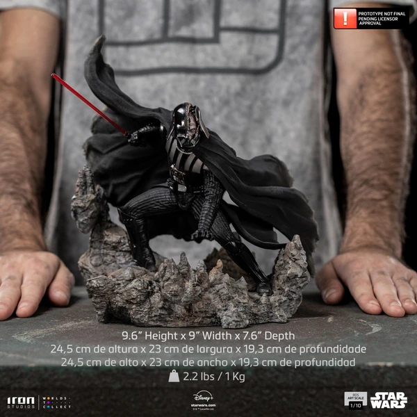 Soška Iron Studios BDS Art Scale 1/10 SW: Obi-Wan Kenobi - Darth Vader - Sochy a sošky - Obrázok K5Z9000K01