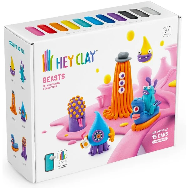Hey Clay modelovacia hmota Príšery (Beasts) - Modelíny a plastelíny - Hlavný obrázok