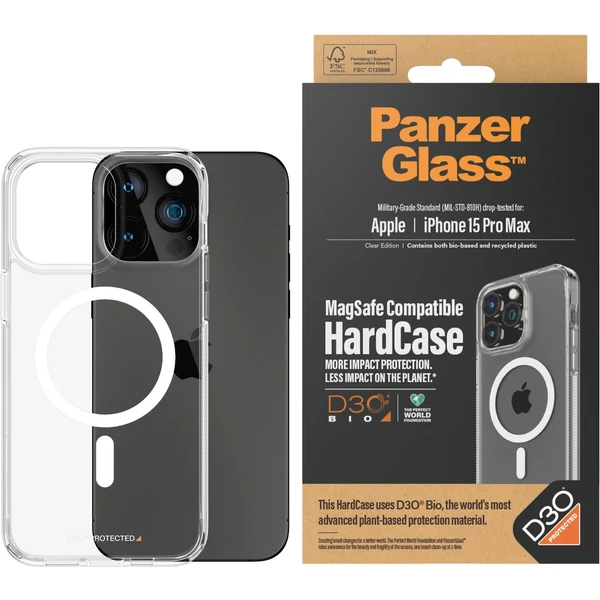 PanzerGlass HardCase MagSafe D30 Apple iPhone 15 Pro Max - Puzdra - Obrázok K7TS100501