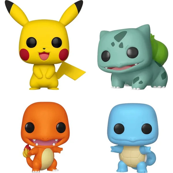 Funko POP! Games: Pokémon - Starters Pokémon (4 pack) - Funko POP! - Obrázok KEMA000K01