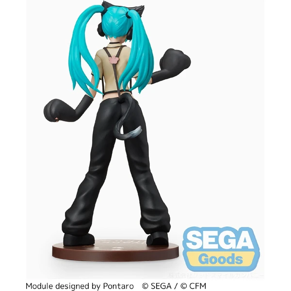 Figúrka Sega Goods Hatsun Miku Project DIVA - Arcade Future Tone SPM Hatsun Miku (Kitty Cat) 23 cm - Figúrky - Obrázok KY6E000K01