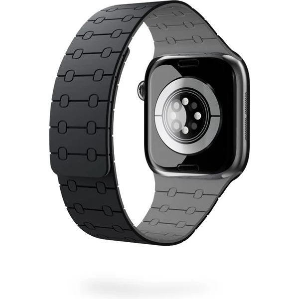 Epico Magnetic+ silikónový remienok pre Apple Watch 49/46/45/44/42mm čierny - Remienky - Obrázok L0SJ000K01