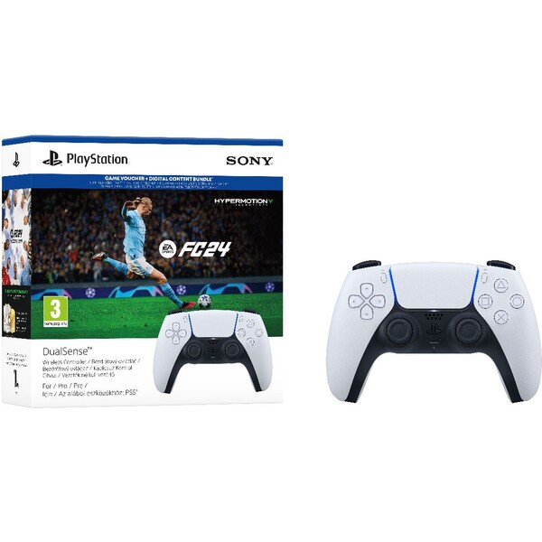 E-shop DualSense Wireless Controller biely + EA Sports FC 24