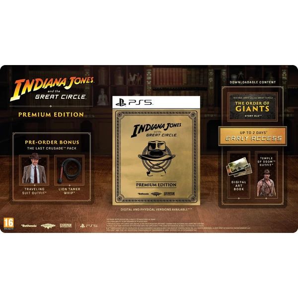 Indiana Jones and The Great Circle Premium Edition (PS5) - Hry na PS5 - Obrázok L2SD000O01