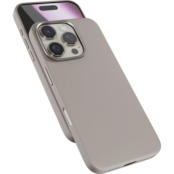 Epico Mag+ Silicone kryt pre iPhone 16 Pro béžový titán - Puzdra - Obrázok L56C000L01