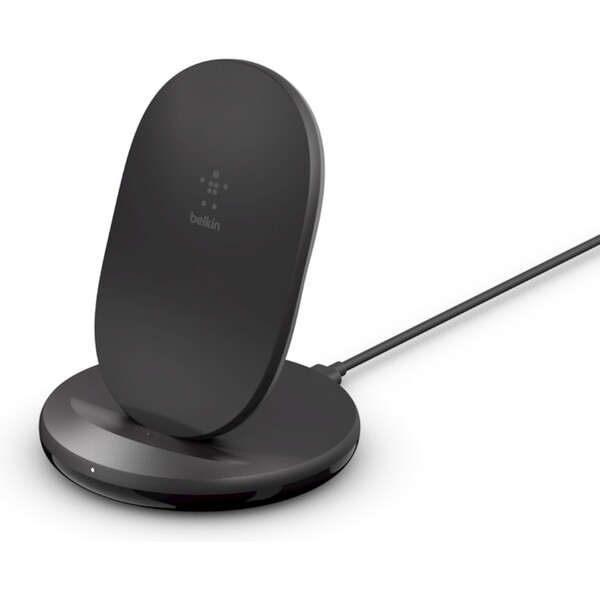 E-shop Belkin BOOST CHARGE 15W bezdrôtová stojanková nabíjačka čierna