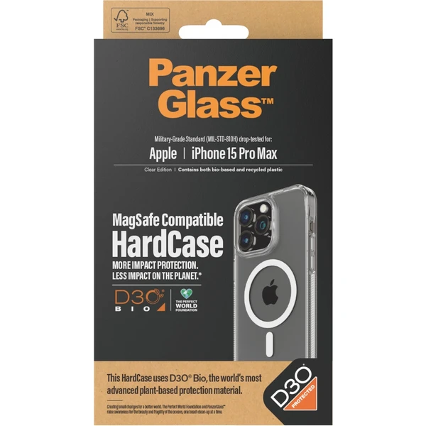 PanzerGlass HardCase MagSafe D30 Apple iPhone 15 Pro Max - Puzdra - Obrázok L7TS100501