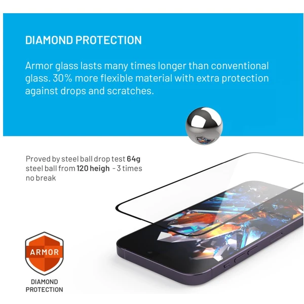 FIXED Armor prémiové tvrdené sklo s aplikátorom Apple iPhone 7/8/SE (20/22) čierne - Ochranné fólie a sklo - Obrázok LBU1000L01