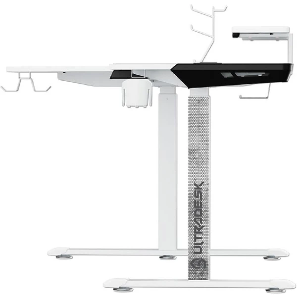 ULTRADESK WINGER rohový herný stôl WINGER s RGB podsvietením biely - Stoly - Obrázok LEP0G00101
