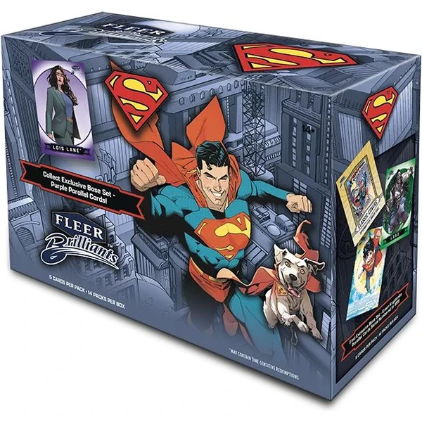 Zberateľské karty 2024-25 Upper Deck Fleer Brilliants Superman Mega Box - Zberateľské karty a nálepky - Hlavný obrázok