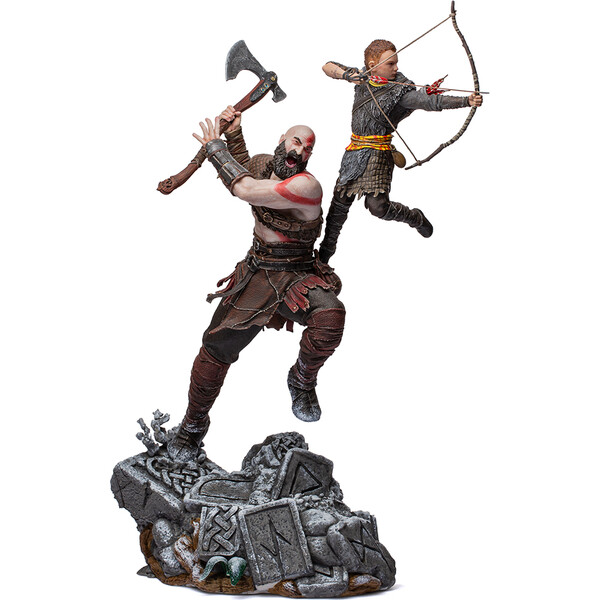 E-shop Soška Iron Studios - Kratos and Atreus BDS Art Scale 1/10 – God of War