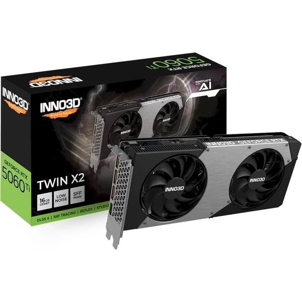 INNO3D NVIDIA GeForce RTX 5060 Ti Twin X2 16GB GDDR7 - Grafické karty - Obrázok LQWH000K01