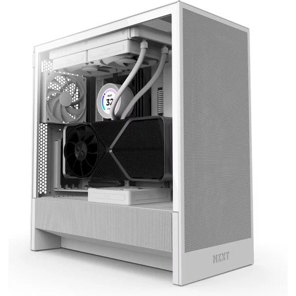 NZXT H5 Flow biela - Počítačové skrine - Hlavný obrázok