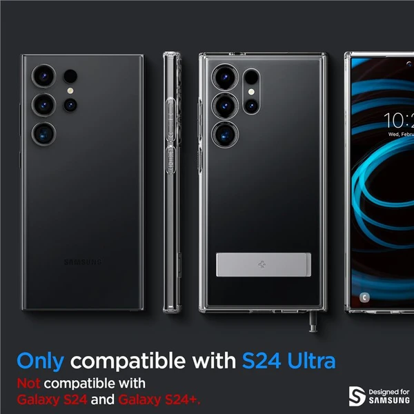 Spigen Ultra Hybrid S kryt Samsung Galaxy S24 Ultra číry - Puzdra - Obrázok LW91000P01