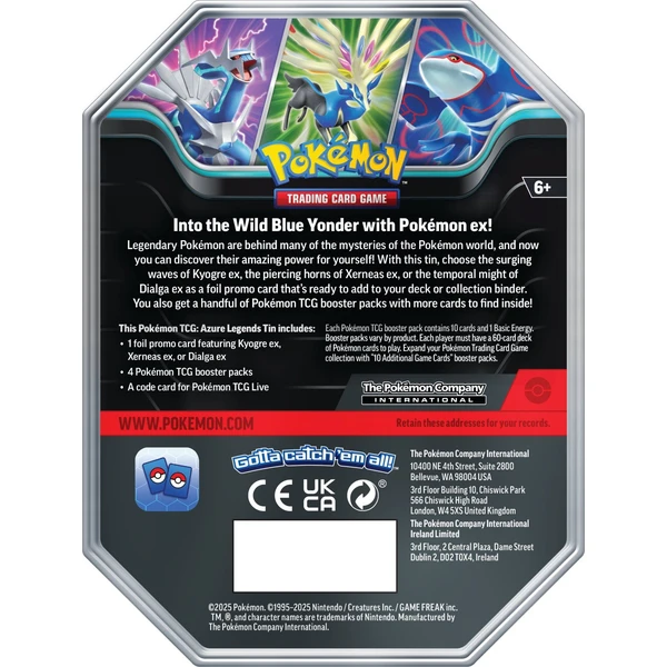 Pokémon TCG: Azure Legends Tin - Pokémon karty - Obrázok M0GE000N01