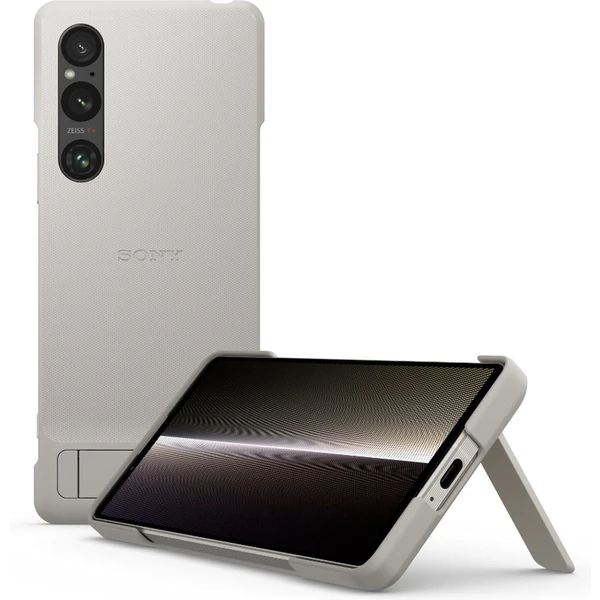 Sony Stand Cover kryt Xperia 1 V 5G sivý - Puzdra - Obrázok M32Q100501