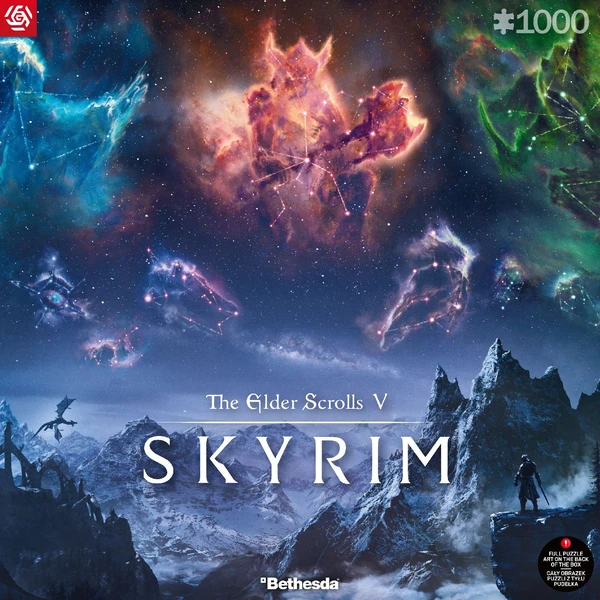 Gaming Puzzle: The Elder Scrolls V – Skyrim (1000) - Puzzle - Obrázok M3I2000P01