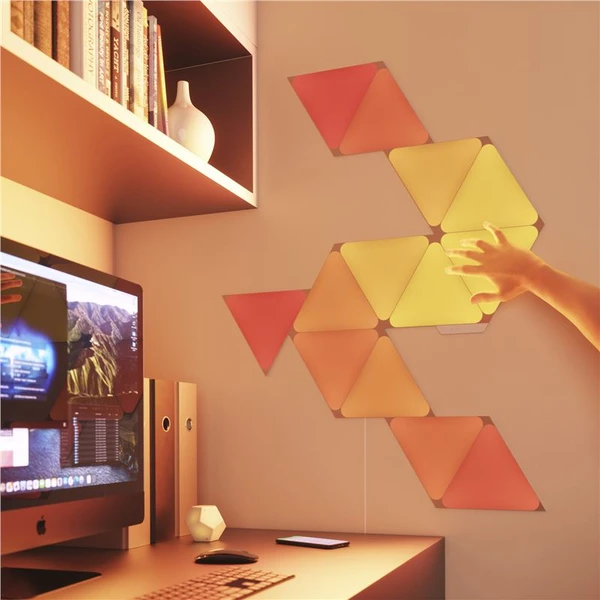 Nanoleaf Shapes Triangles Expansion Pack (3 ks) inteligentné modulárne osvetlenie - Inteligentné osvetlenie - Obrázok M453000501