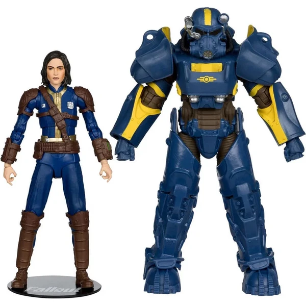 Set dvoch figúrok McFarlane Toys Fallout 4 - T-60 Vault Tec and Sole Survivor 18 cm - Figúrky - Obrázok M56N000K01