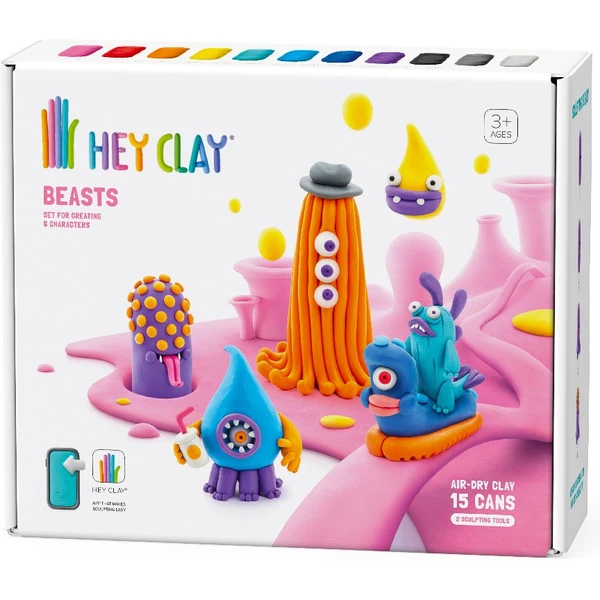 Hey Clay modelovacia hmota Príšery (Beasts) - Modelíny a plastelíny - Obrázok M635000K01